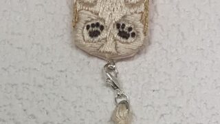 しっぽが揺れる!シーズーの刺繍ブローチを作りました!